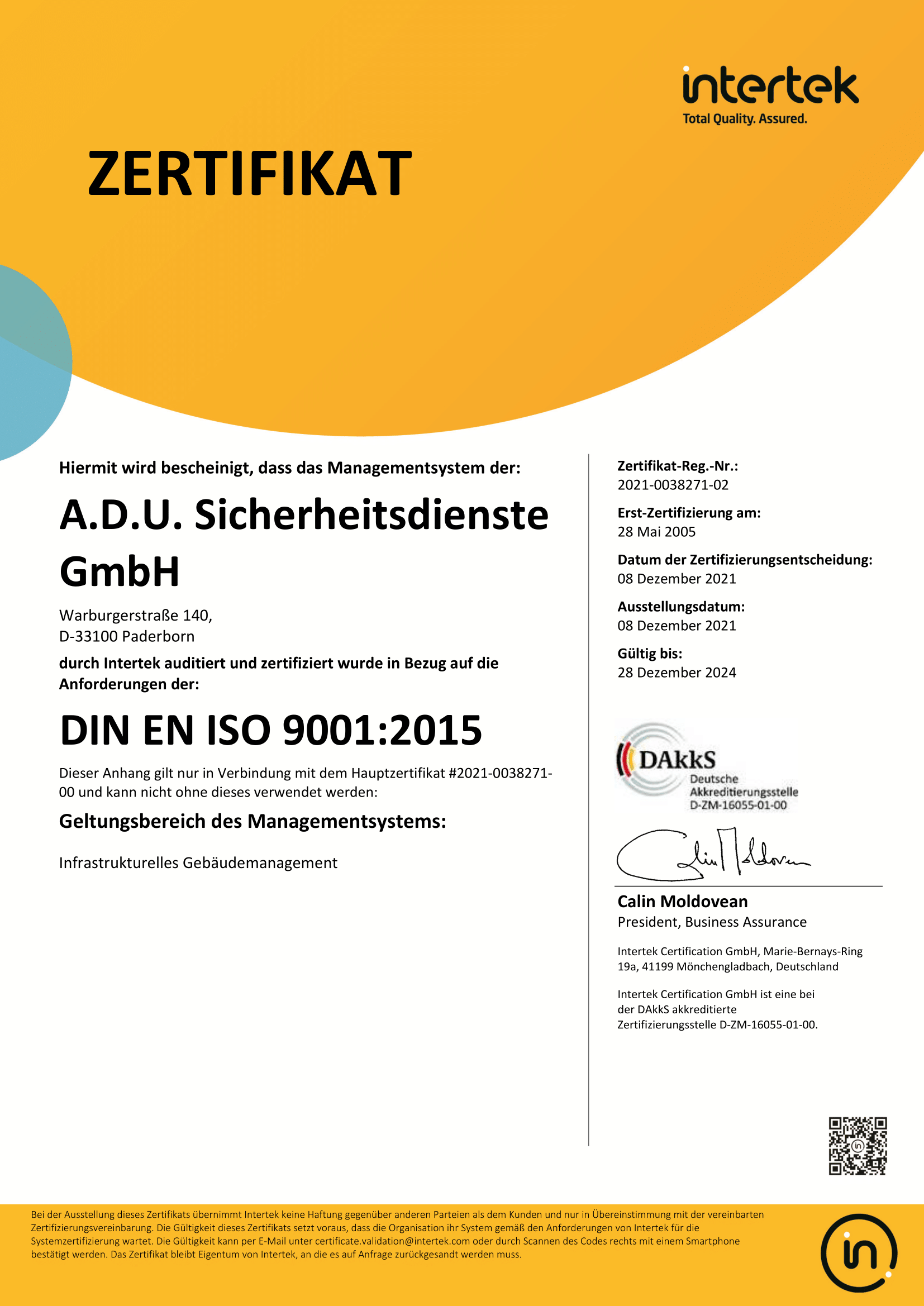 9001 Sicherheitsdienste 1